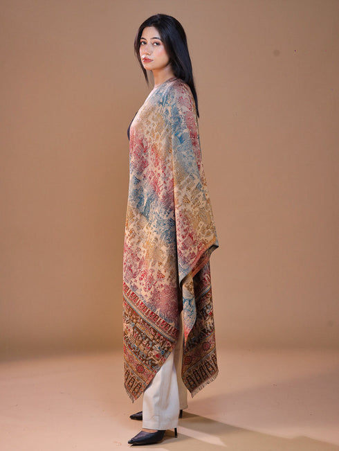 Women's Jamawar Wool Stole